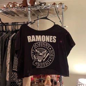 Ramones crop top
